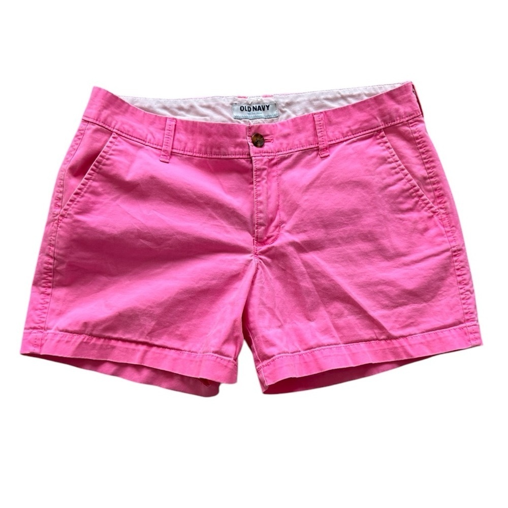 Old Navy Pink Shorts Casual Style pink twill 4.5 in inseam - Picture 8 of 8